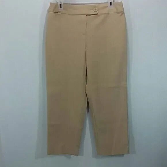 multiplicity women's size 10 Capri pants beige - Picture 2 of 11